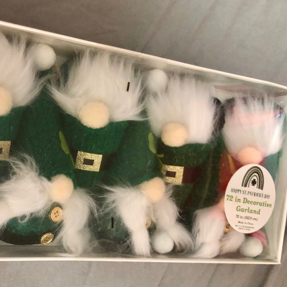 NEW St. Patrick's Day Garland (Gnome theme)